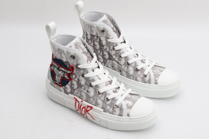 D10R B23 Oblique High Top Sneaker