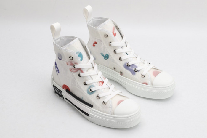 D10R B23 Oblique High Top Sneaker